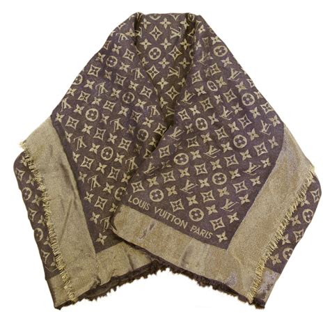 lv shawl womens|louis vuitton brown monogram scarf.